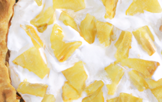 Pineapple Coconut Cream Pie: A tropical twist on a classic dessert, this pie includes a pineapple filling with a layer of coconut cream on top.