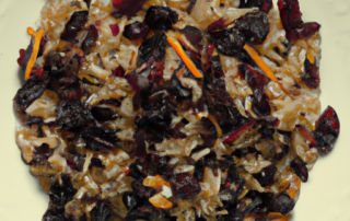 Wild Rice Pilaf with Dried Cranberries and Pecans