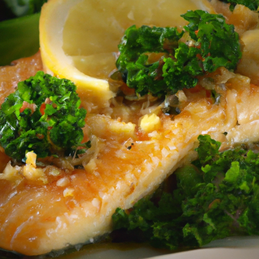 Pan-fried Trout with Lemon Butter Sauce: Season trout fillets with salt and pepper, then pan-fry in butter until crispy. Serve with a simple lemon butter sauce made with melted butter, lemon juice, and chopped parsley.